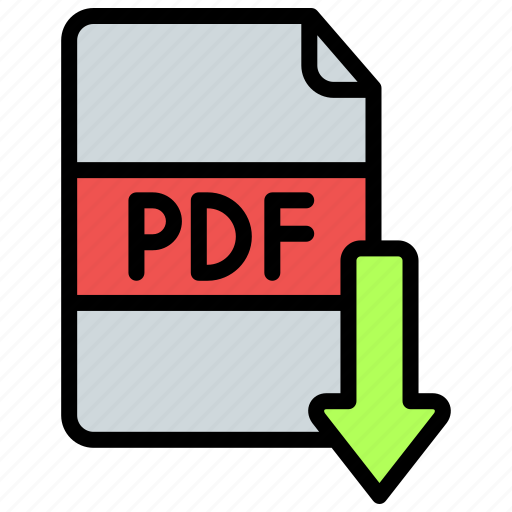 Download, pdf, save, document, file, download pdf icon - Download on Iconfinder