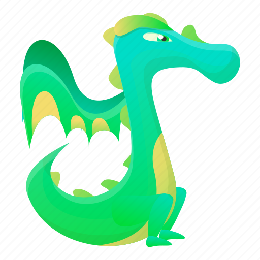 Download Baby Dragon Green Kid Yellow Icon Download On Iconfinder