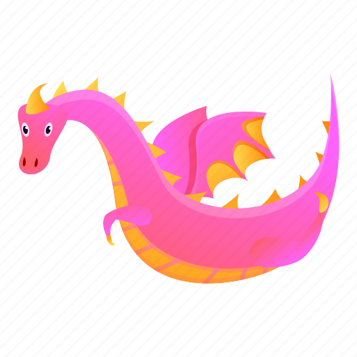 Animal, baby, dragon, flying, girl, pink icon - Download on Iconfinder