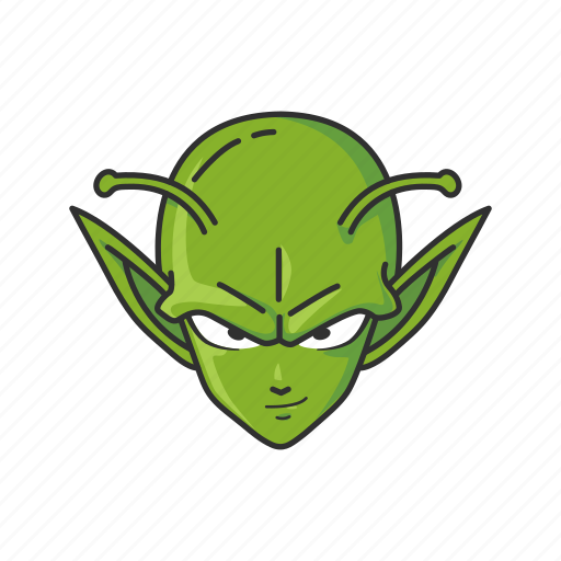 Alien, anime, big green, cartoons, dragon ball, piccolo, pikkoro icon - Download on Iconfinder