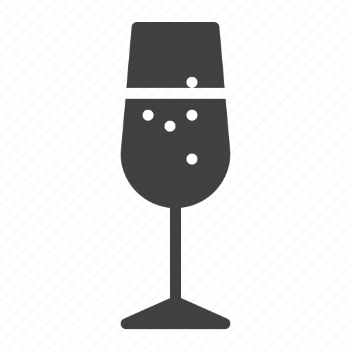 Wine, champagne, bubbles, glass icon - Download on Iconfinder