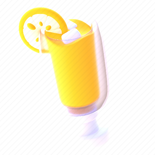 Orange, syirup, drink, beverage 3D illustration - Download on Iconfinder