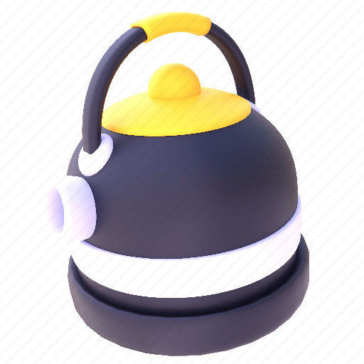 Tea, pot, 2, drink, beverage 3D illustration - Download on Iconfinder
