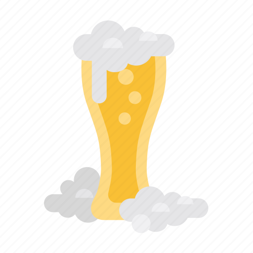 Alcohol, beer, drink, glass, pub, bar, foam icon - Download on Iconfinder