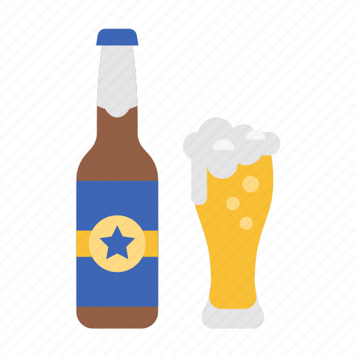 Beer, bottle, drink, alcohol, beverage, beer mug, glass beer icon - Download on Iconfinder