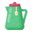 lemon, teapot, glass, kettle 