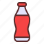 cola, soda, bottle 