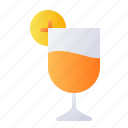 cocktail, summer, lemon, drink