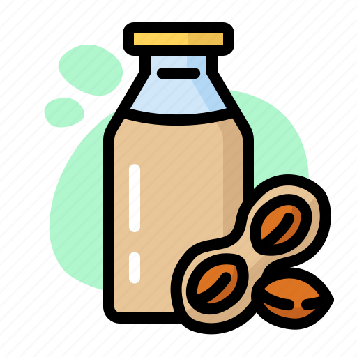 Bottle, brown, drink, eat, milk, peanut icon - Download on Iconfinder