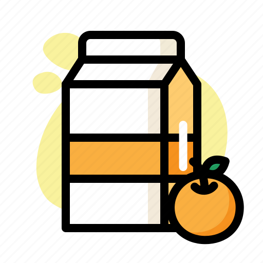 Bottle, carton, coffee, drink, milk, orange, sweet icon - Download on Iconfinder
