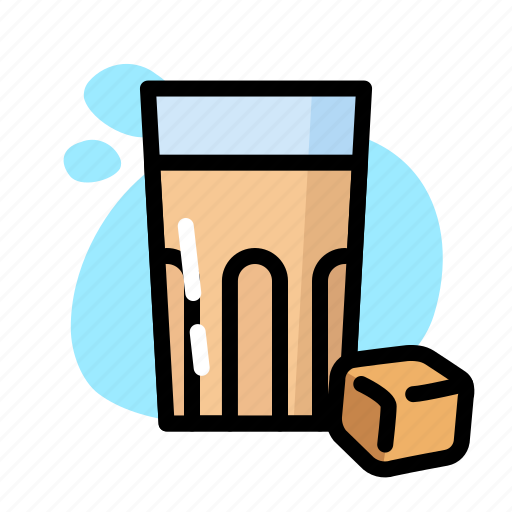 Caramel, drink, glass, milk icon - Download on Iconfinder