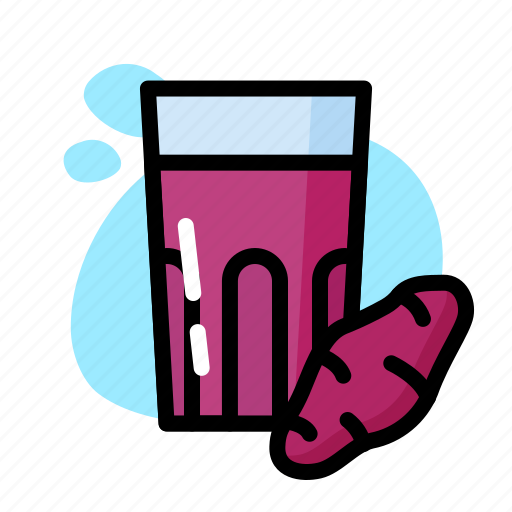 Drink, glass, milk, sweet, taro icon - Download on Iconfinder