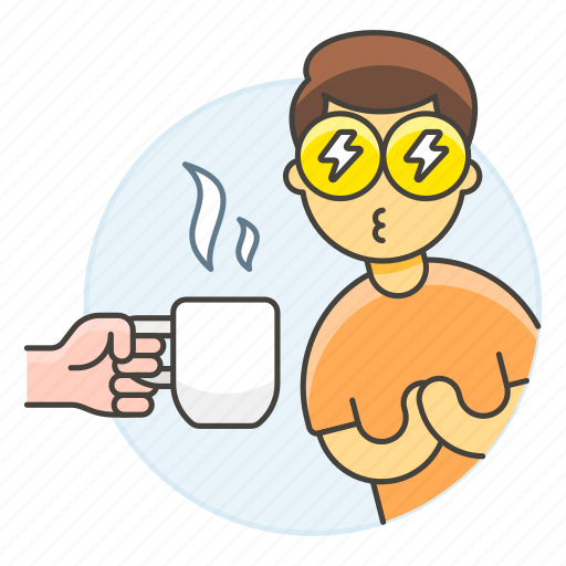 Lover, crave, cup, for, energize, away, male icon - Download on Iconfinder