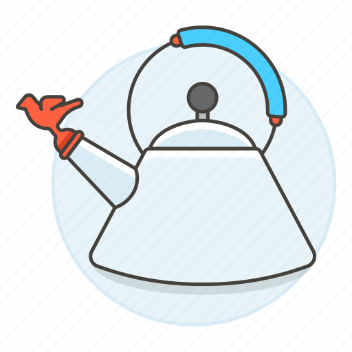 Pot, kitchen, drinks, teakettle, appliance, kettle, whistling icon - Download on Iconfinder