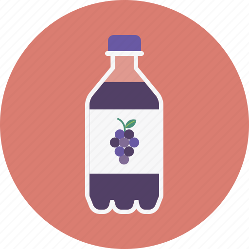 Bottle, drink, drinks, grape, juice, plastic, wine icon - Download on Iconfinder
