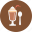 cocoa, coffee, cream, drinks, iced, straw, whipped 