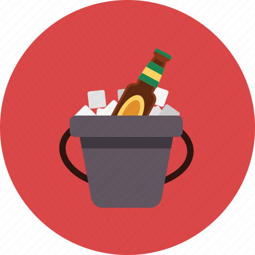 Beer, beverage, bucket, cold, drinks, ice, refreshing icon - Download on Iconfinder