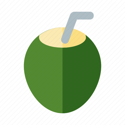 Coconut drink, coconut, summer, beach icon - Download on Iconfinder