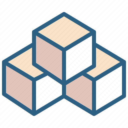 Cube, cubes, salt, sugar, taste icon - Download on Iconfinder