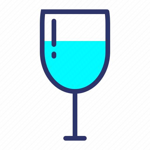 Champagne, drink, glass, wine, hygge icon - Download on Iconfinder
