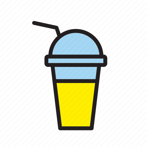 Beverage, drink, lemon, milk, milkshake, shake, smoothie icon - Download on Iconfinder