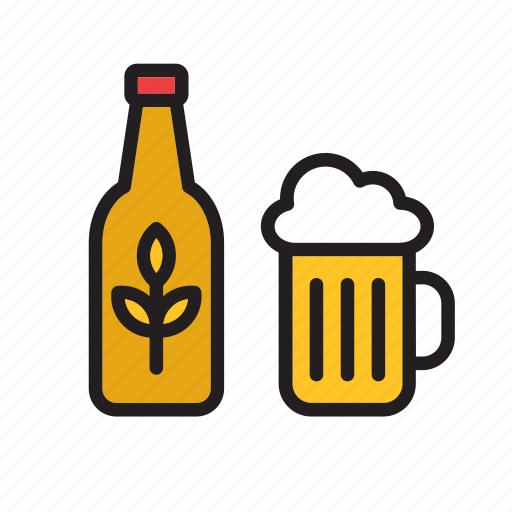 Beverage, drink, beer, bottle, mug, stein, tankard icon - Download on Iconfinder
