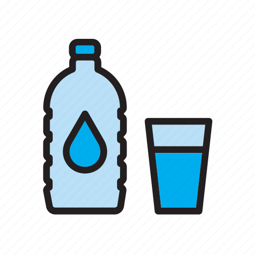 Beverage, drink, drinking, bottle, drop, glass, water icon - Download on Iconfinder