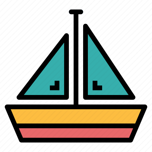 Boat, sailboat, sailing, travel icon - Download on Iconfinder