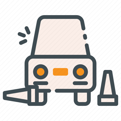 Crash, accident, car, test, driving, fail icon - Download on Iconfinder
