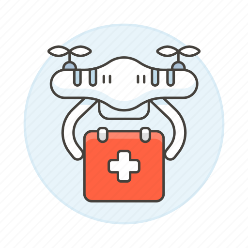 Aerial, aid, aircraft, delivery, drone, first, health icon - Download on Iconfinder