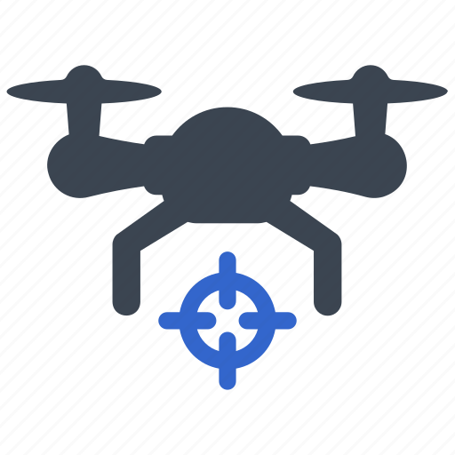Goal, target, aim, focus, copter, drone, air drone icon - Download on Iconfinder