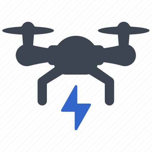 Bolt, flash, lightning, power, energy, copter, drone icon - Download on Iconfinder