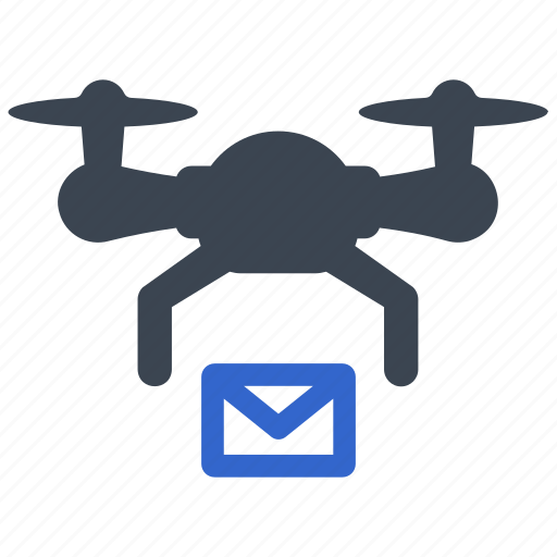 Email, letter, mail, message, copter, drone, air drone icon - Download on Iconfinder