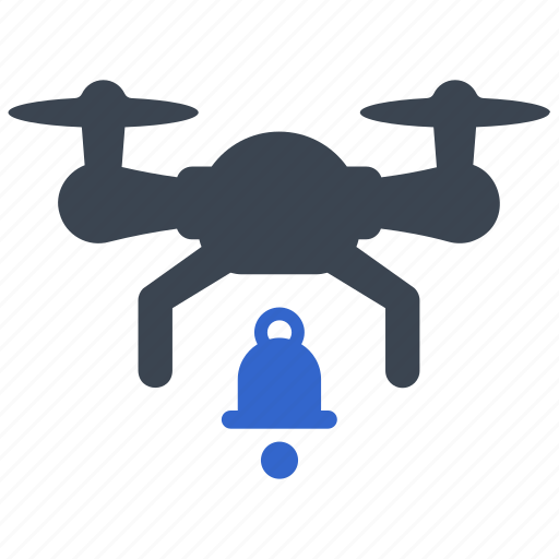 Alert, bell, ring, alarm, notification, copter, drone icon - Download on Iconfinder