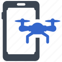 app, mobile, smartphone, control, connected, copter, drone, air drone, quadcopter