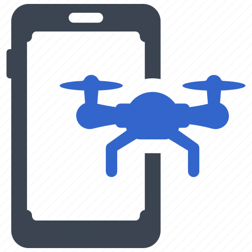 App, mobile, smartphone, control, connected, copter, drone icon - Download on Iconfinder