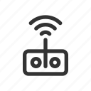 illustration, drone, agriculture, signal, wifi, controller, network