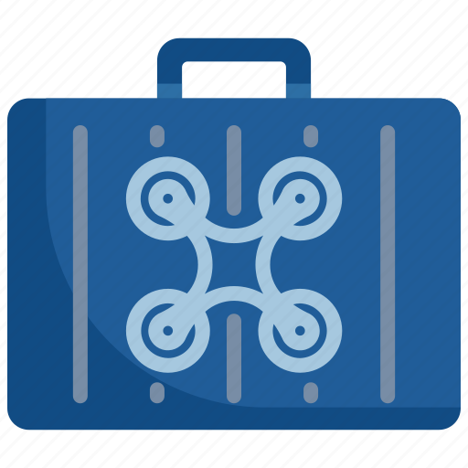 Aircraft, baggage, case, drone, luggage, protect, suitcase icon - Download on Iconfinder