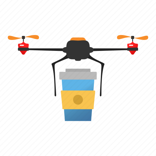 Coffee, copter, delivery, drink, drone, quadcopter, starbucks icon - Download on Iconfinder