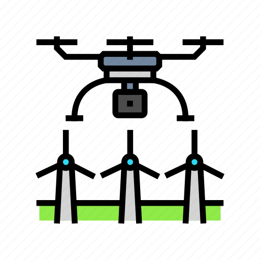 Precision, agriculture, drone, commercial, use, industry icon - Download on Iconfinder