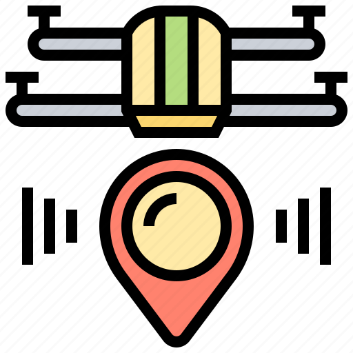 Drone, gps, guidance, location, navigation icon - Download on Iconfinder