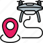 route, drone, technology, fly, pin, placeholder, location 