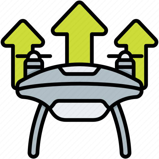 Take, off, drone, technology, fly, arrow, up icon - Download on Iconfinder