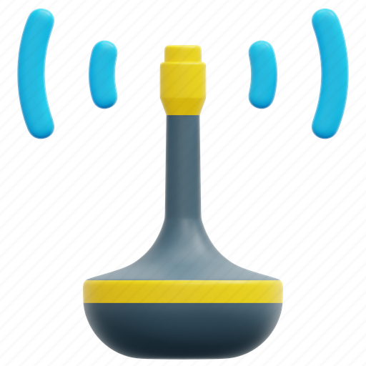 Antenna, drone, technology, radio, wifi, wireless, signal 3D illustration - Download on Iconfinder