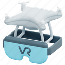 virtual, reality, drone, technology, fly, glasses, vr, innovation, 3d 
