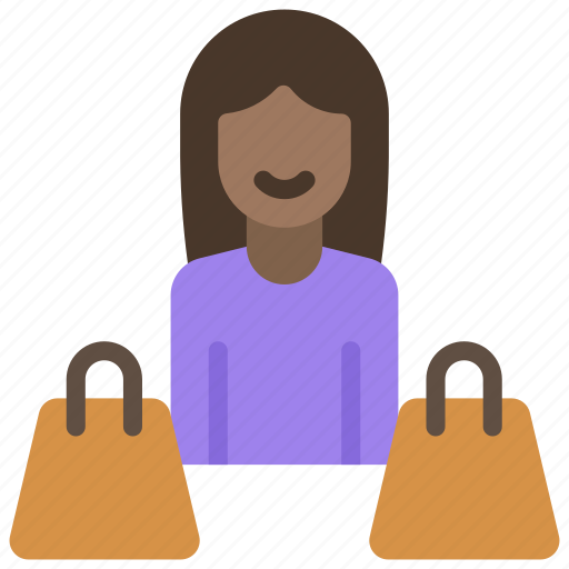Customer, shopping, onlineshopping, shopper, bags icon - Download on Iconfinder