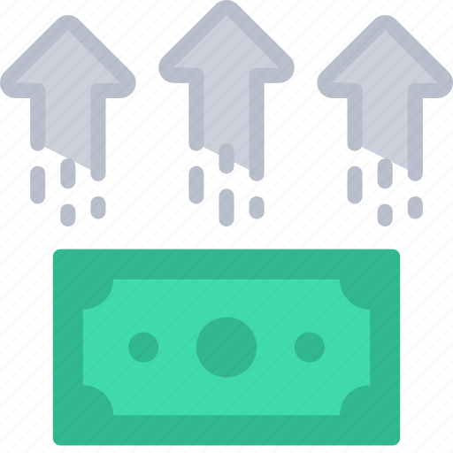 Increased, profit, increase, cash, profiting icon - Download on Iconfinder