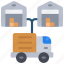 warehouse, distribution, distribute, logistics, lorry 