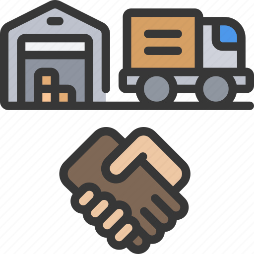 Supplier, relationship, suppliers, handshake, agreement icon - Download on Iconfinder