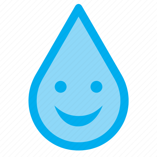 Drop, eco, face, save, smile, smiley, water icon - Download on Iconfinder